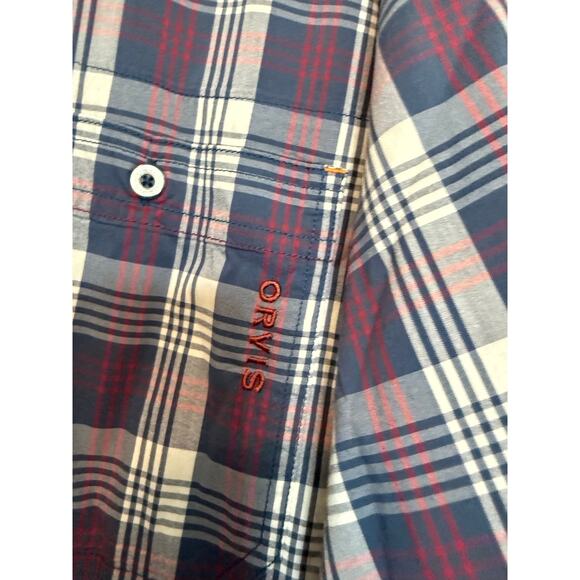 Orvis Men's Active Fit Long sleeve plaid Button Down Shirt XL - Picture 5 of 6